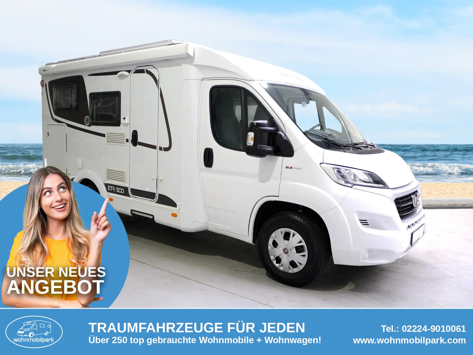 ETRUSCO V 5900 DB Teilintegrierter gebraucht kaufen in Bad Honnef